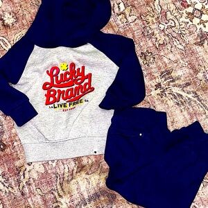 2T Lucky Brand 2pc Sweater outfit